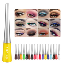 Single pack 17 color eyeliners matte quick-drying colorful long-lasting non-smudge liquid eyeliner